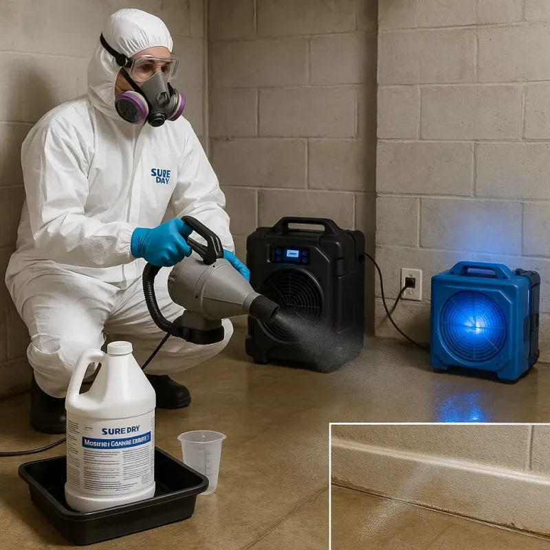 Sanitization and Odor Removal process in Lenexa, KS